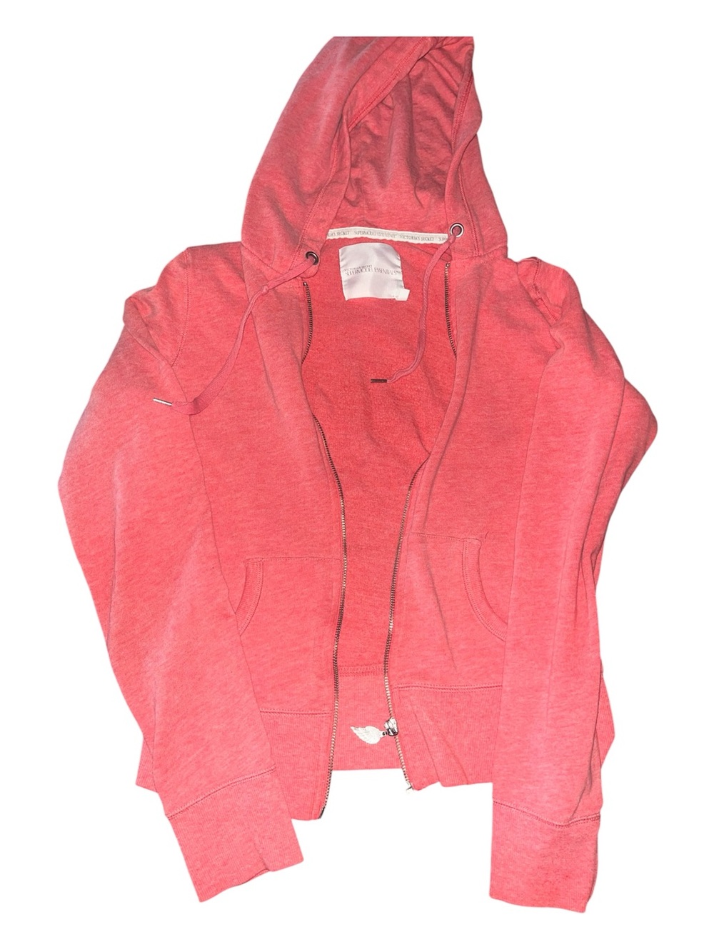 Victoria's Secret Coral Pink Zip-Up Hoodie